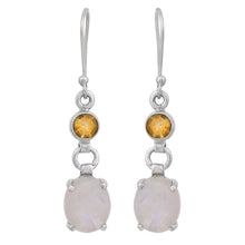  925 STERLING SILVER RAINBOW WITH CITRINE